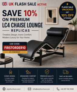 LC4 Lounge Chair UK Sale: Up to 50% Off Iconic Designer-Inspired Comfort